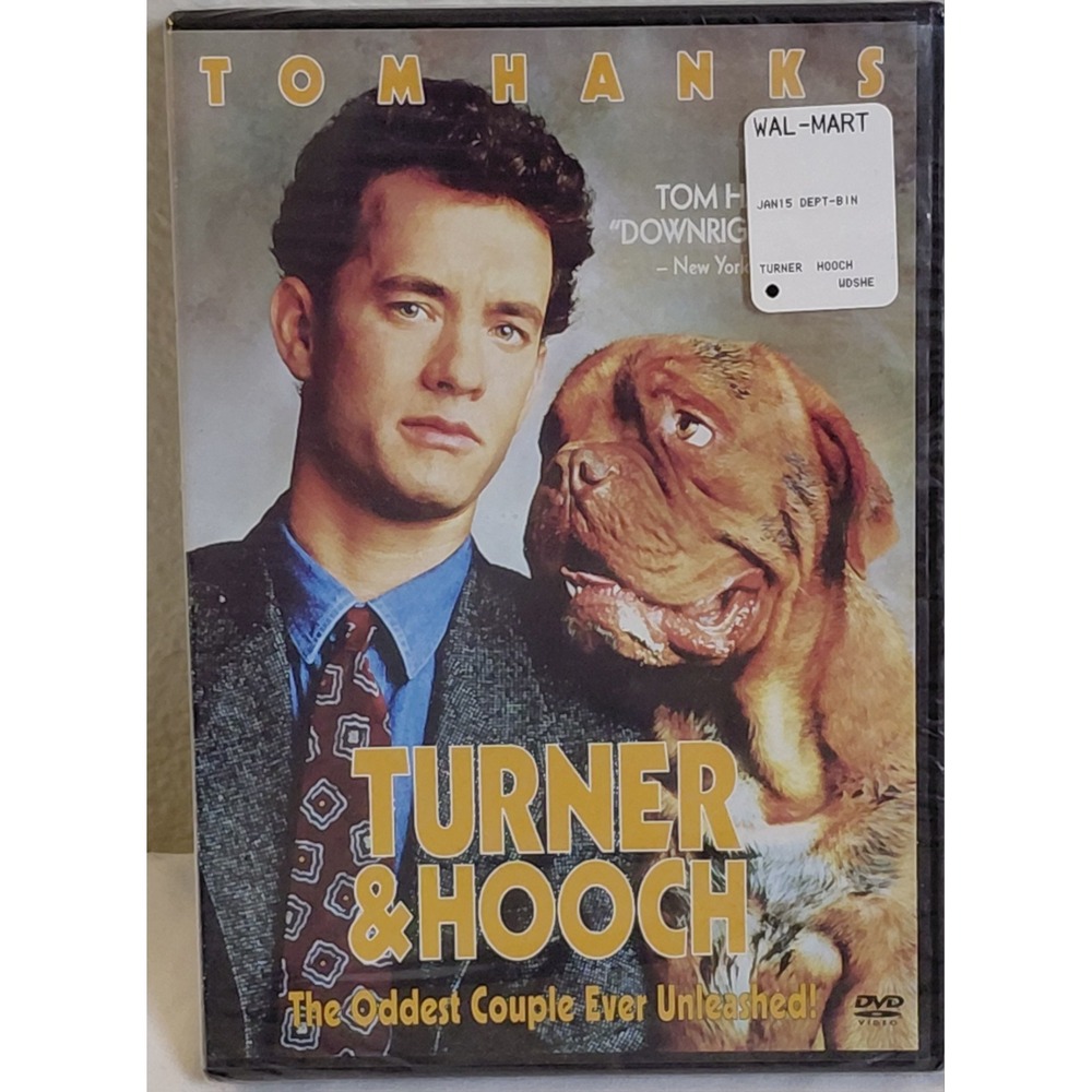 Turner & Hooch DVD Tom Hanks Family Comedy Movie NEW Sealed Disney